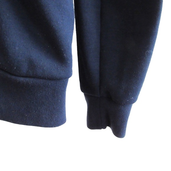 Polo Ralph Lauren Men’s Navy Blue Gold Crest Double Knit Hoodie Sweatshirt Small - Picture 5 of 12